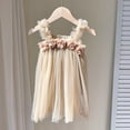 thumbnail image 5 of 3-4 Years Baby Girl Dresses Baby Girl Valentines Outfit Baby Girls Tutu Dress Summer Sleeveless Princess Birthday Party Dresses Khaki, 5 of 9
