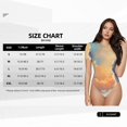 thumbnail image 5 of Salouo Sunshine Colorful Cloud Rabbit for Women's Short Sleeve Bodysuit,Sexy Bodysuits One Piece Round Neck Bodysuit Shapewear Tummy Control-Large, 5 of 7