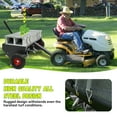 thumbnail image 3 of 48-Inch Tow Behind Lawn Plug Aerator with Universal Hitch, Lawn Aerator Tow Behind with 30 Galvanised Steel Tines,Tray and Inflatable Wheels for Gardens, Lawns, Farms, 3 of 7