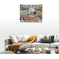 thumbnail image 5 of In This Office Wall Art Inspirational Wall Art for Office Motivational Quotes Canvas Painting Print Cactus Succulents We Are A Team Wall Decor Framed for Modern Office Wall Decor Artworks 12x16in, 5 of 6