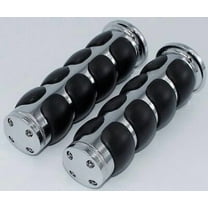 CHROME HAND GRIPS for Honda Kawasaki Suzuki Yamaha Cruisers