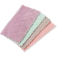 thumbnail image 2 of Kitchen Multicolored Microfiber Household Cleaning Cloths Multi-Purpose Washable Microfiber Wipes for Dishwashing Bathroom - 5Pcs, 2 of 4