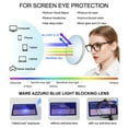 thumbnail image 5 of MARE AZZURO Computer Reading Glasses Women Blue Light Blocking Readers 0 1.0 1.25 1.5 1.75 2.0 2.25 2.5 2.75 3.0 3.5 4.0 5.0 6.0 (Leopard, 1.50) Composite Lens Anti Eye Strain, Glare, UV400, 5 of 9