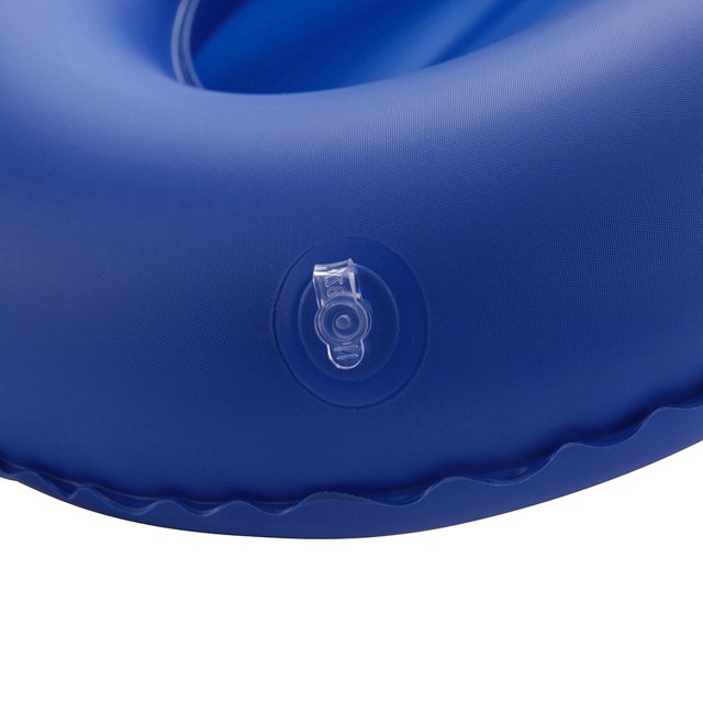 Loewten Portable Inflatable Potty,Professioanl Air Inflation Blue Bedpan Cushion Men Women Portative Chair Potty,Inflatable Potty