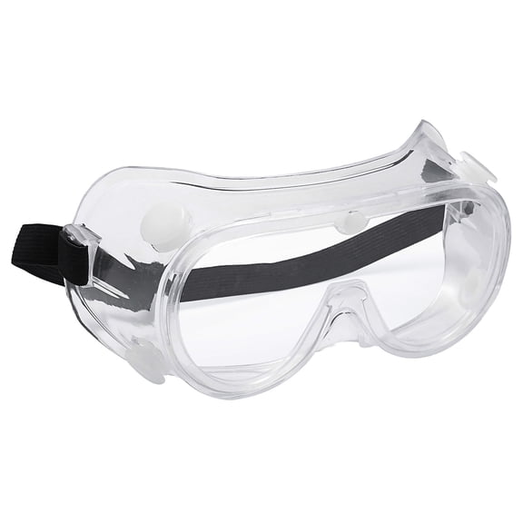 Anti-Fog Protective Safety Goggles Glasses Clear Lens by Vastmed | Wide-Vision Painting Goggles with Adjustable Dust Goggles that Fit Over Glasses | Perfect Universal Use Eyewear for Men & Women