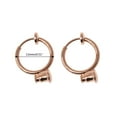 thumbnail image 6 of ✪ 1 Pair Clip On Hoop Earring Converters No-pierced Turn Any Stud Into A Clip-On, 6 of 14