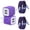 Purple, variant on 2 Pack Micro USB Charger, USB A to Micro Cable 6FT with USB Wall Charger, Android Charger Block Fast Charging Cable for Kindle, E-Reader, Samsung J8 J7 Pro S6S7, Droid Cord AC Power Adapter, White