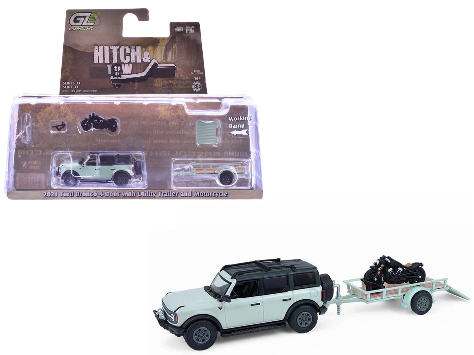 Greenlight 18226 1 isto 24 Airstream Bambi 16 ft. Camper Trailer