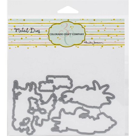 UPC: 0810043854580 | Colorado Craft Company Metal Die Set-Pond Pampering-By Anita Jeram