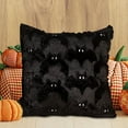 thumbnail image 6 of Halloween Pillow Covers 18x18 Inches - Set of 2 Cute Ghost Hugging Pumpkin, Plush Soft for Spooky Season & Cozy Fall Decor, 6 of 9