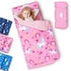 thumbnail image 1 of Primlect Tapete para Siesta, 55" x 22", Saco de Dormir Portátil con Almohada Removible, Fácil de Enrollar y Almacenar, Rosa, 1 of 8