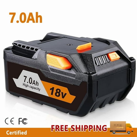 7.0Ah R840087 Replacement For Ridgid 18V Tools Battery Compatible with 18V Battery