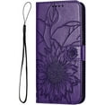 thumbnail image 3 of Wallet Case for Moto G Stylus 5G 2023 Case with Card Holder,Sunflower Pattern Leather Phone Case with Kickstand Magnetic Closure Shockproof Cover for Moto G Stylus 5G 2023 Purple Sunflower, 3 of 16