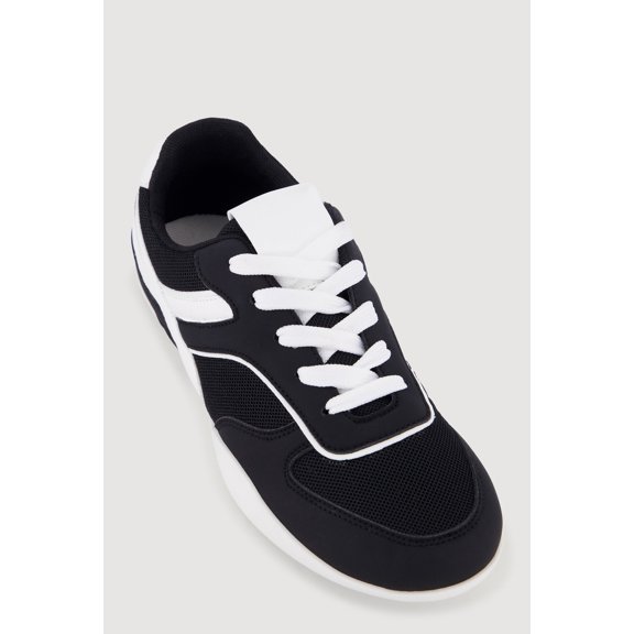 Women's Contrast Low Top Sneakers