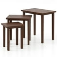 thumbnail image 1 of Gymax 3 PCS Nesting End Tables Farmhouse Rectangle Side Table Set for Living Room, 1 of 9