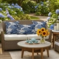 thumbnail image 6 of Outdoor Pillow Cover Abstract Blue White Wave Set of 2 Waterproof Throw Pillowcases Modern Style Decorative Patio Furniture Pillows for Couch Garden Indoor & Outdoor Use, 6 of 9