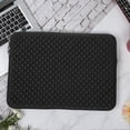 thumbnail image 2 of 15.6 Inch Diamond Texture Laptop Sleeve Notebook Protective Case Zipper Hand BagBlack, 2 of 3
