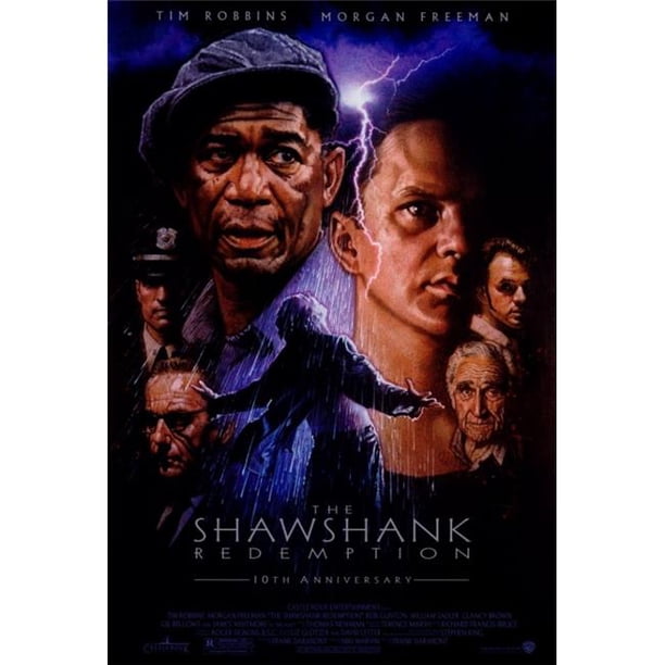 Pop Culture Graphics Movif1161 The Shawshank Redemption Movie Poster Print 44 27 X 40 Walmart Com Walmart Com