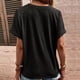 thumbnail image 4 of Camiseta de verano con botones Nikou manga corta Cuello en V, 4 of 6
