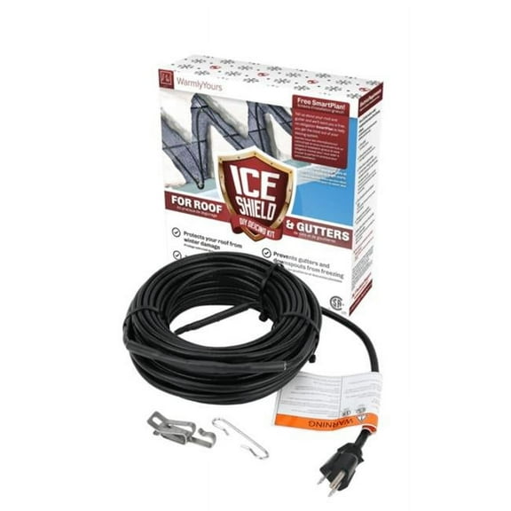 WarmlyYours ETC120-5W-030-WY 30 ft. 5 watts Per Foot Roof Gutter Snow De-icing Cable