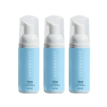 AutoBrush Original Mint Flavor Fluoride-Free Foaming Toothpaste (3 Pack)