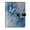 Blue Butterflies Flying, variant on Leather Notebook with Pen Holder Writing Notepad Includes 100 Pages Lined Journal Earthy Tones Butterflies