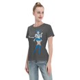 thumbnail image 4 of T-Shirt Basique à Manches Courtes pour Femmes Sailor Moon Mizuno Ami, 4 of 6
