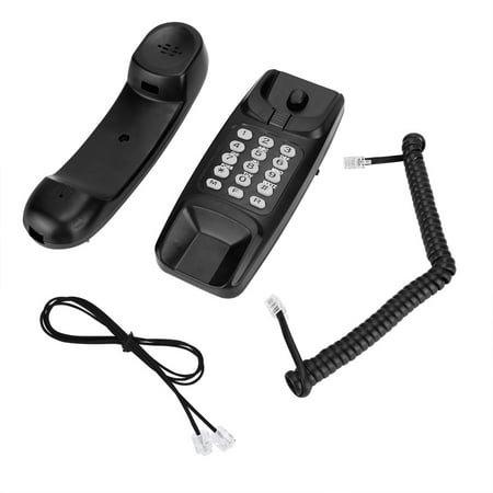 Kritne Wall Mount Landline Telephone Extension No Caller ID Home Phone For Hotel Family  Telephone No Caller ID  No Caller ID Phone