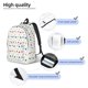 thumbnail image 3 of Fotbe Happy Graduation Mochila de Lona con Estampado, Mochila Duradera, Mochila Versátil de Alta Calidad, Mochila Compacta Vintage-Small, 3 of 5