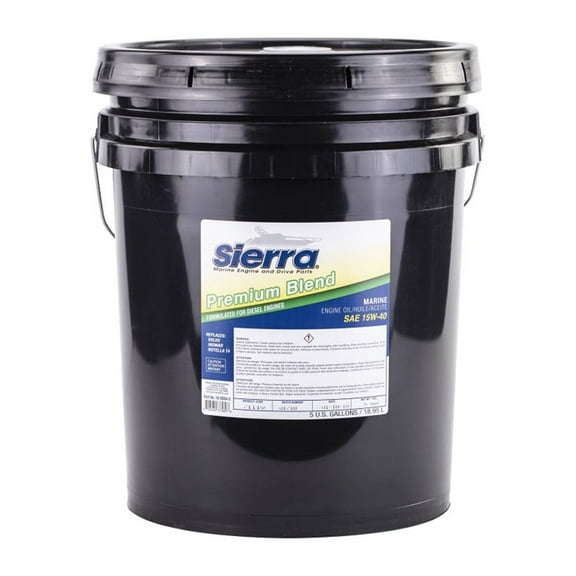 Sierra 18-9554-5 15W-40 Premium Blend Engine Oil - 5 Gallon