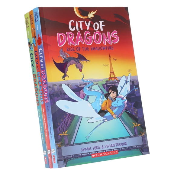 City of Dragons by Jaimal Yogis & Vivian Truong 3 Graphic Novels Set -Ages 8-12 -Paperback