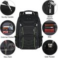 thumbnail image 3 of Mochila para portátil VECKUSON 55L para hombres y mujeres de 18.4 pulgadas, 3 of 6