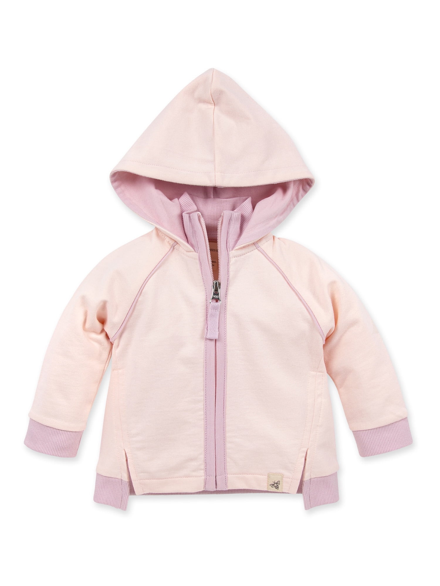 Burt's Bees Baby Girl French Terry Shorts ~ Pink & Beige ~ Organic Cotton ~ Burt's Bees Baby Girl French Terry Shorts ~ Pink & Beige ~ Organic Cotton ~