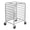 Full Size 10-Tier, variant on 10-Tier Sheet Pan Rack, Bun Pan Rack, Aluminum Bakery Rack, Home Commercial Kitchen Bakery Cooling, 4 Wheels- for Kitchen & Bakery