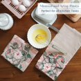 thumbnail image 4 of KKFEN-The Fine Living Co. 100% Cotton Kitchen Towels Set of 2, 18 x 28 inches, Ornamental Printed Dish Towels, Kitchen Hand Towels, Boho Tea Towels- Multifunctional, Stylish, Absorbent, Soft, 4 of 4