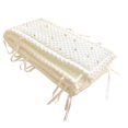 thumbnail image 1 of Protector transpirable para cama de bebé - Tejido suave, diseño anticaída - Evita que las extremidades se enreden, fácil de instalar - para cunas, niños pequeños, decoración neutra, 1 of 5