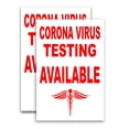 thumbnail image 1 of Virus Testing Available (24" X 36") Vinyl Decal Only (Pack of 2) |Sign|Sticker|Poster, 1 of 4