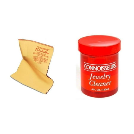 4oz connoisseurs polishing cleaner cloth jewelry walmart