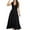 Black, variant on ZHUGeLI Maxi Dresses for Women Sleeveless Deep V Neck Prom Dress Braidsmaid Dress for Women Formal Gown Evening Dress