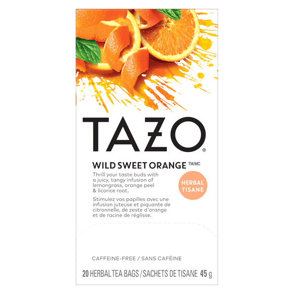 TAZO Wild Sweet Orange Herbal Tea, TAZO Wild Sweet Orange Herbal Tea