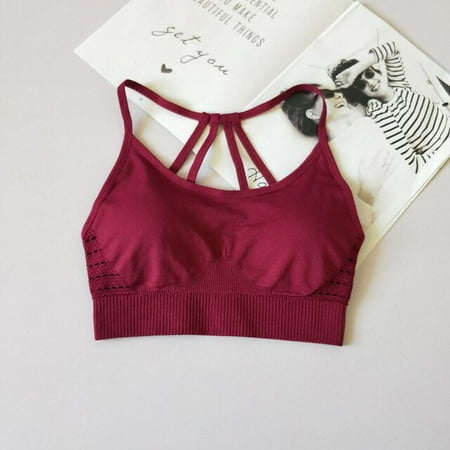 

ANXINDABX Seamless Sports Bra High Impact Gym Fitness Underwear Women s Beautiful Back Vest Breathable Yoga Running Brassiere