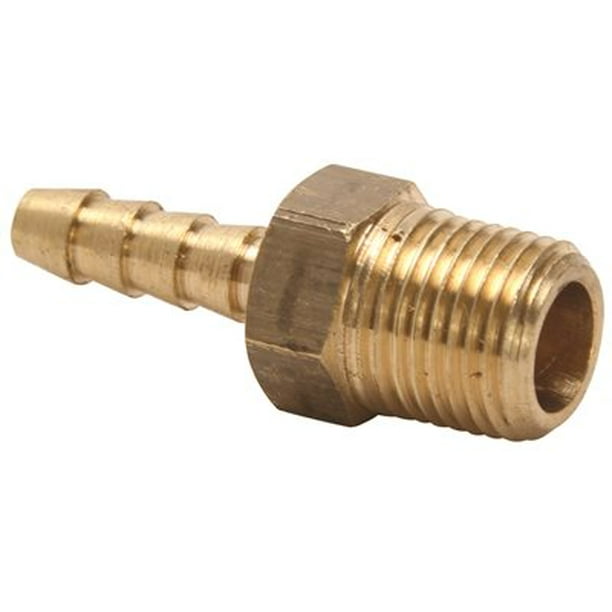 BRASS HOSE BARB ADAPTER, 1/8 IN. X 1/8 IN. MIP per 50 Each Walmart