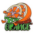 thumbnail image 1 of Miangastore Alloy Cartoon Style Orange Lapel Pin for Students Everyday Use 1Set, 1 of 9