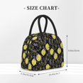 thumbnail image 4 of Vsdgher Insulated Lunch Bag Simple Bento Cooler Bag Lunch Tote Bag , Suitable for picnics, school, work (Lavender Flowers Print ), 4 of 5