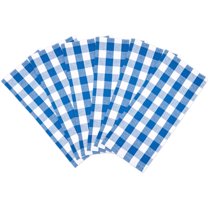 Arkwright 6 Pack of Buffalo Plaid Kitchen Towels - 20 x 30 - Blue & White