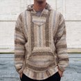 thumbnail image 2 of Hombres Raya Casual Sudadera con capucha Manga larga Bolsillo grande Blusa Abrigos Pompotops  oipoqjl16767, 2 of 5