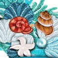 thumbnail image 3 of Coastal Holiday Door Hanger, Door Wreath by G. DeBrekht | Coastal Holiday Decor - 8185306-2H, 3 of 9