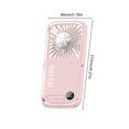 thumbnail image 4 of Ventilador Cuello Portátil USB Pantalla LED Recargable () Rosa, 4 of 9