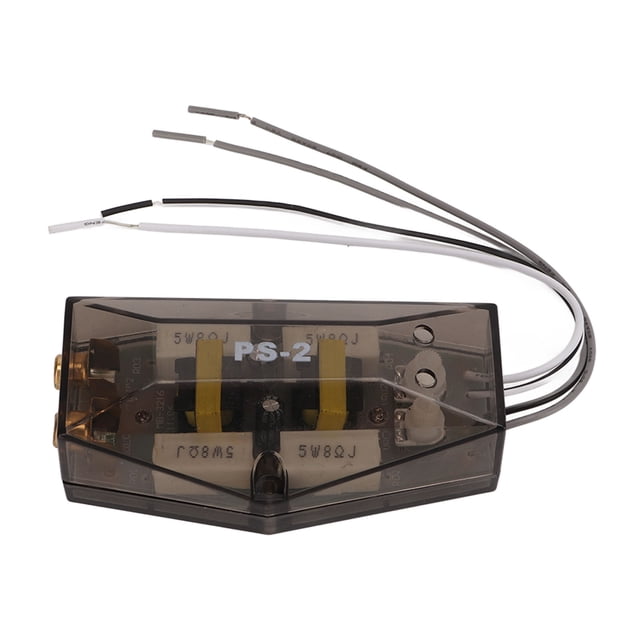 Convertidor de señal de audio de alto a bajo Adaptador de audio de línea de impedancia de 2 canales Universal para amplificador subwoofer Jadeshay A