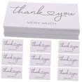 thumbnail image 4 of UPGRATOR 2Packs Simple Color Matching Design Thank You Cards Mini Rectangular Wedding, 4 of 8